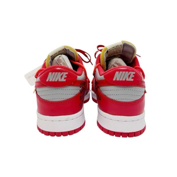 RARE OFF-WHITE x NIKE Dunk Low Sneakers in ‘University Red’ - Picture 4 of 5